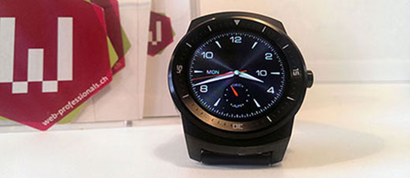 LG G Watch R im Einsatz