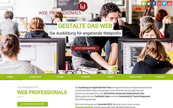 Bild zu Relaunch der Web Professionals Website