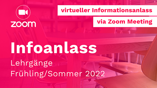 Informationsanlass Lehrgänge Frühling/Sommer 2022